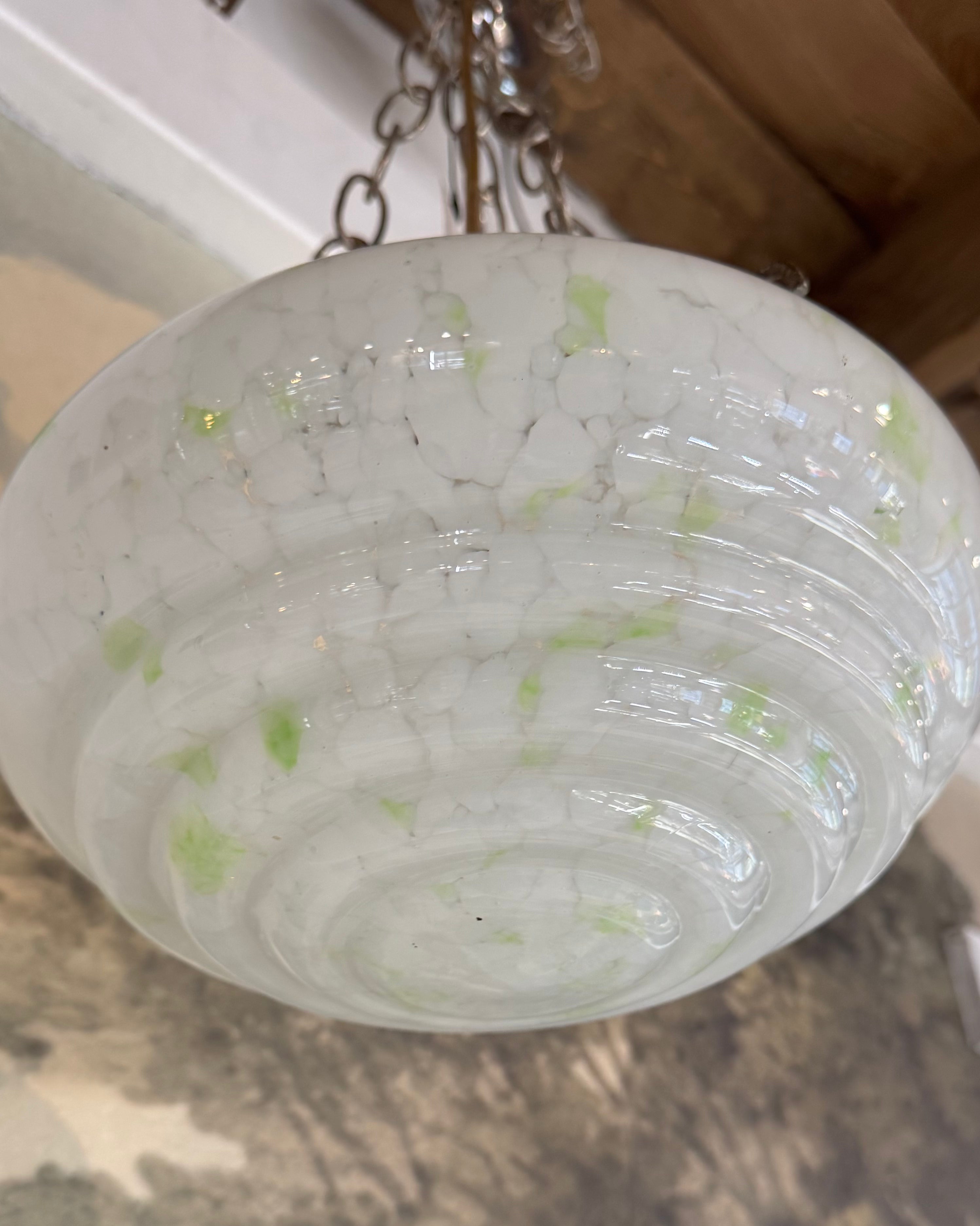 Hand-Blown Glass Pendant Light