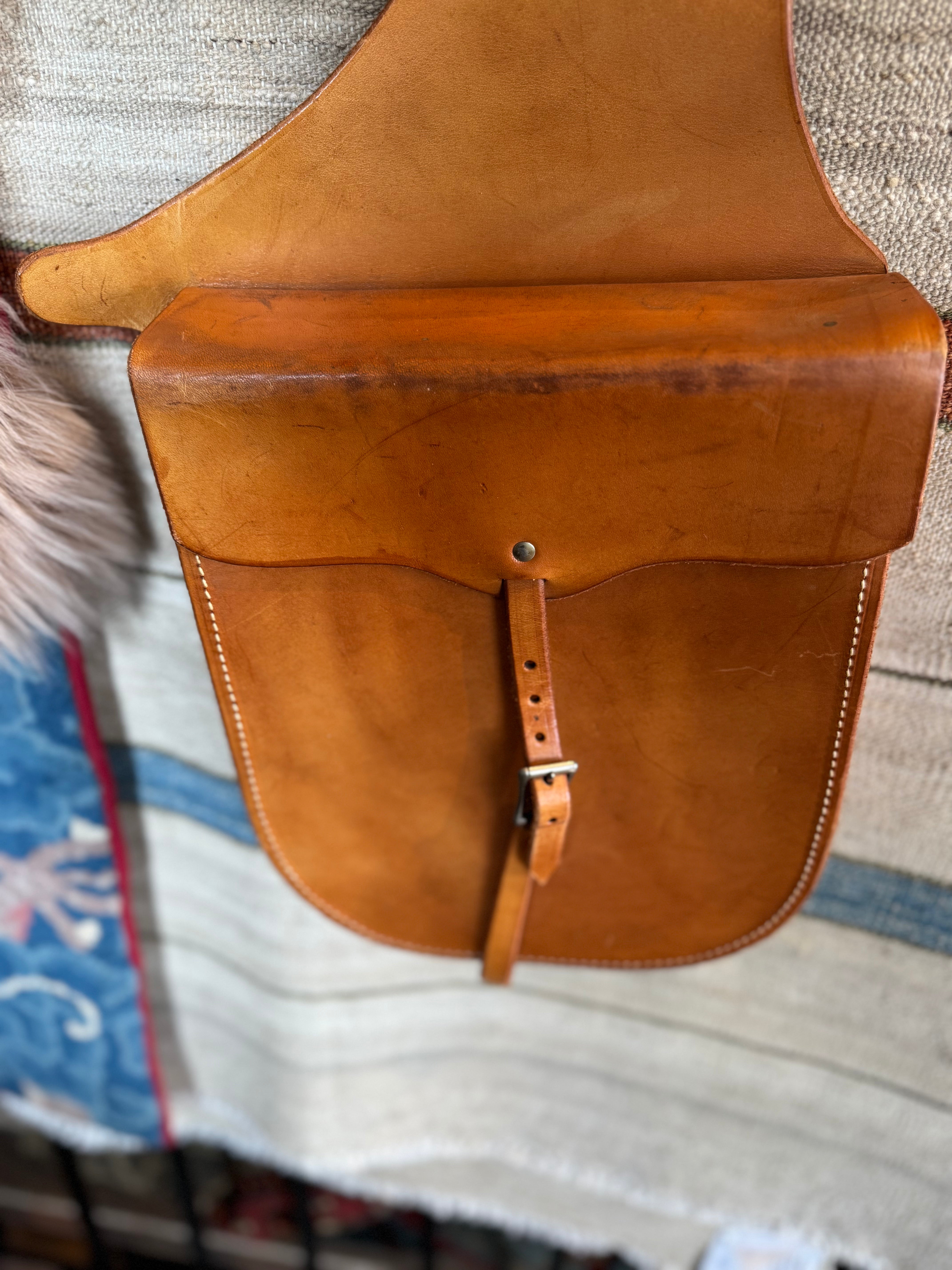 Leather Saddle Bags