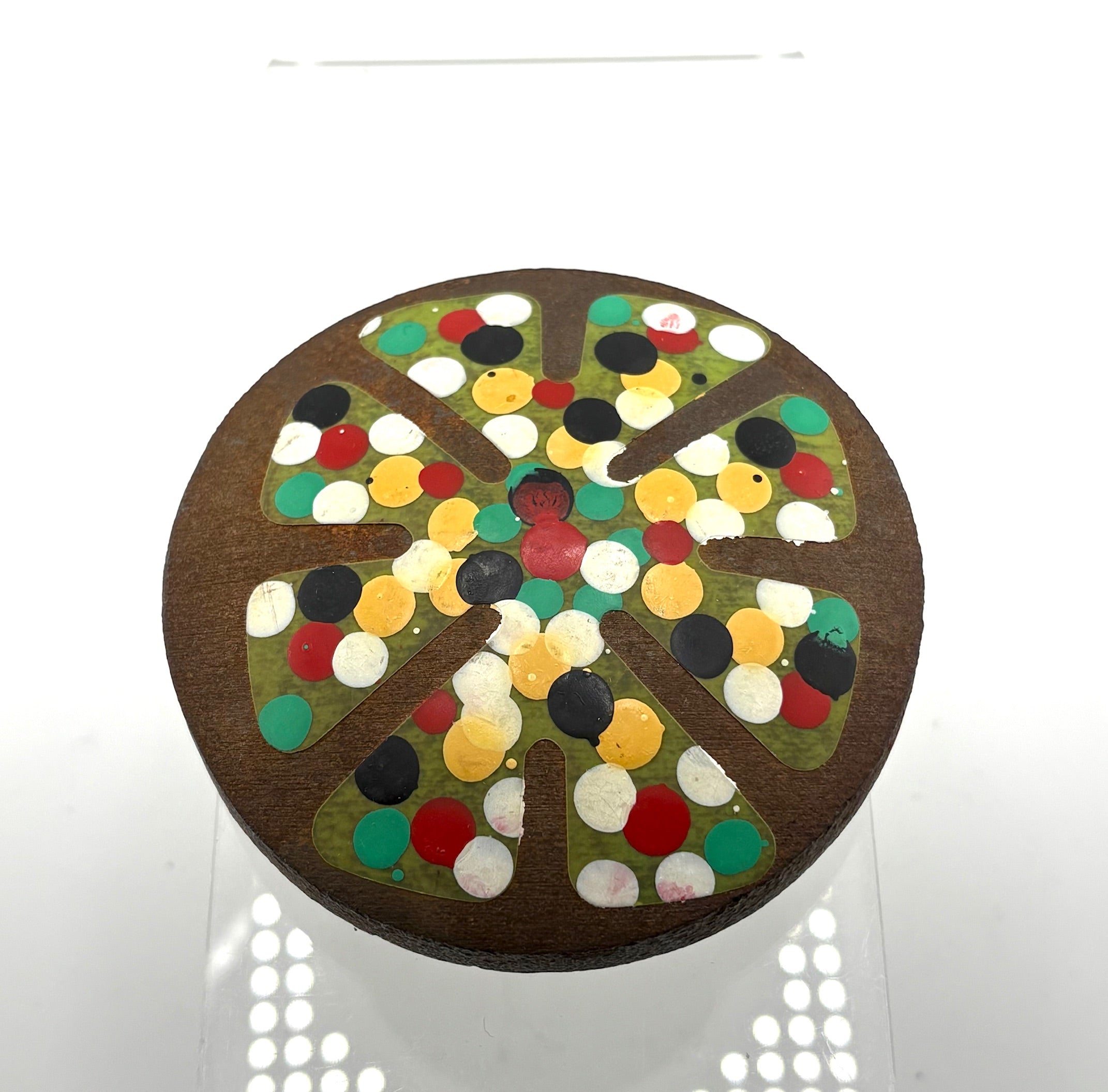 Iron + Enamel Vintage Paperweight