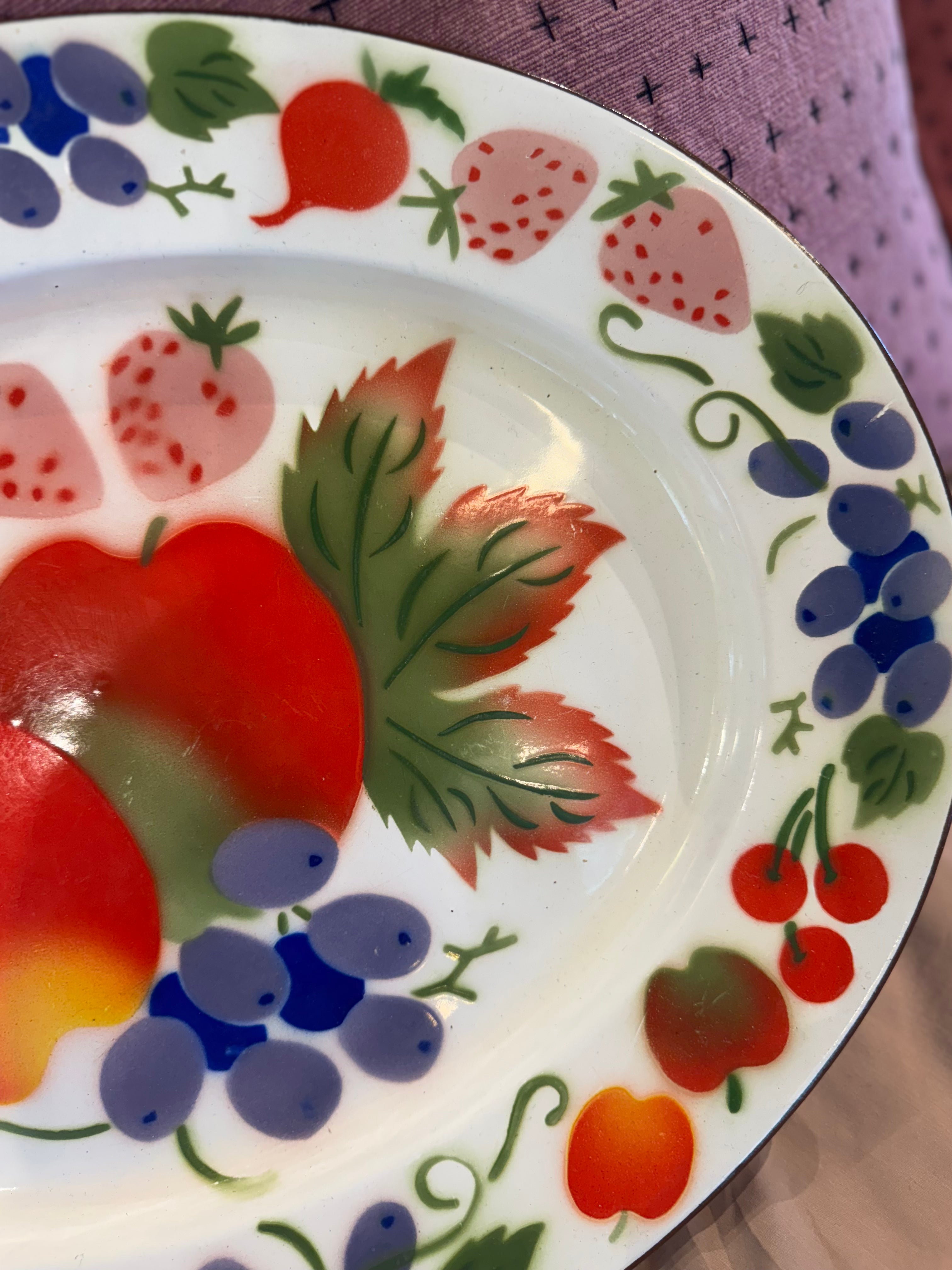 esc. Enamelware Colorful Fruit Tray
