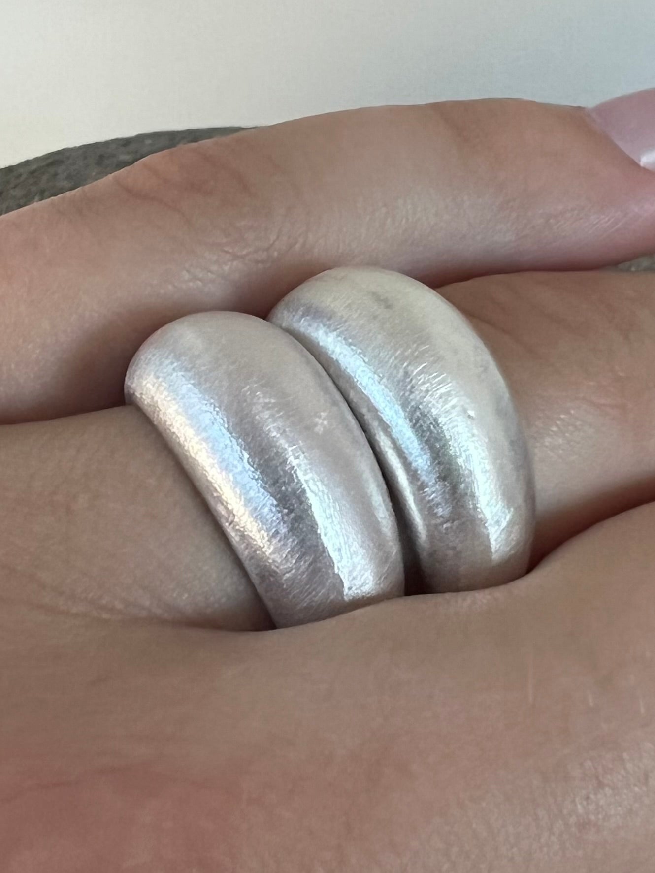 Andromache Sterling Silver Ring by Jennifer Letter Design