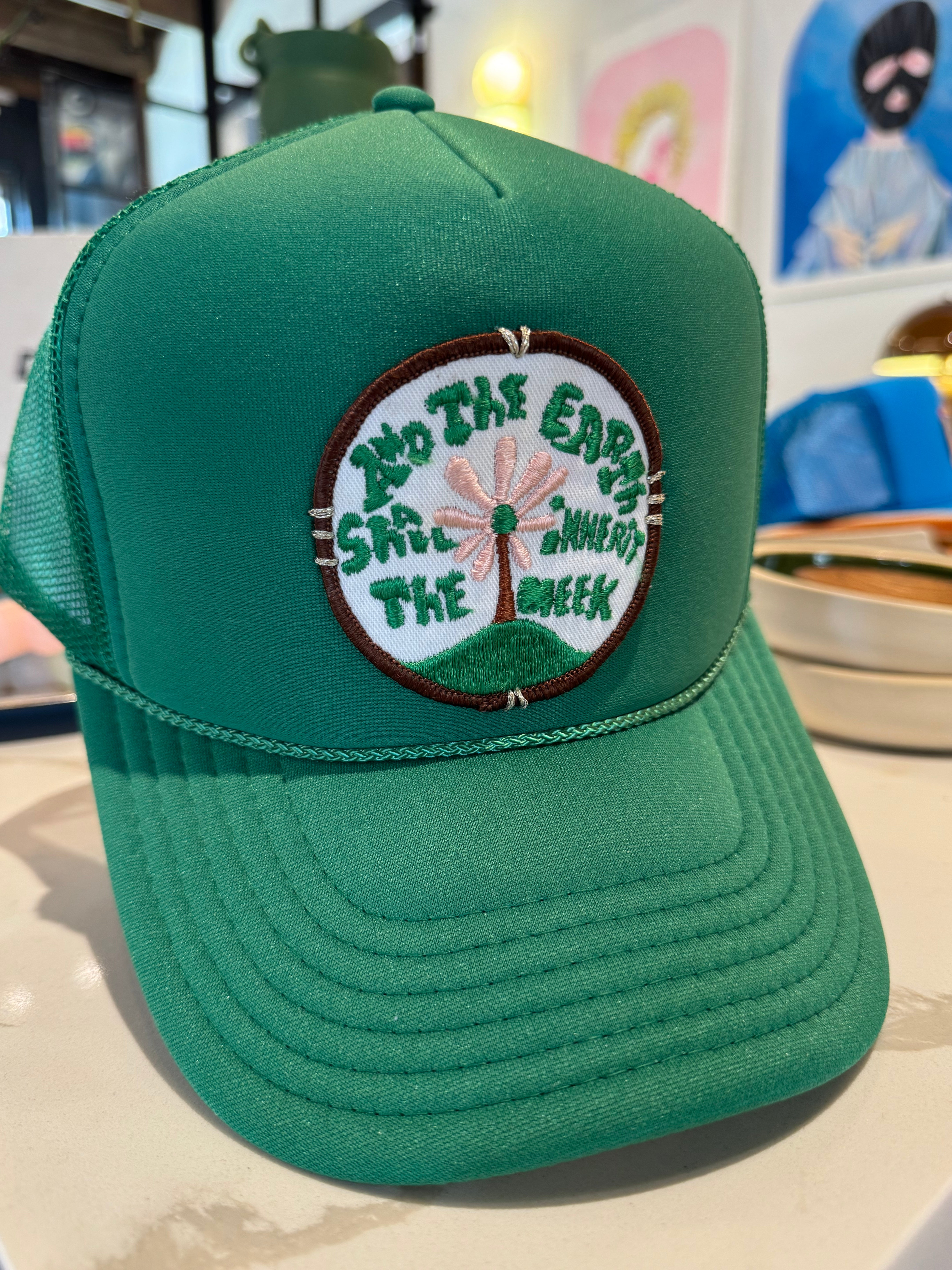 Custom Trucker Hat by Low Rider "Earth"