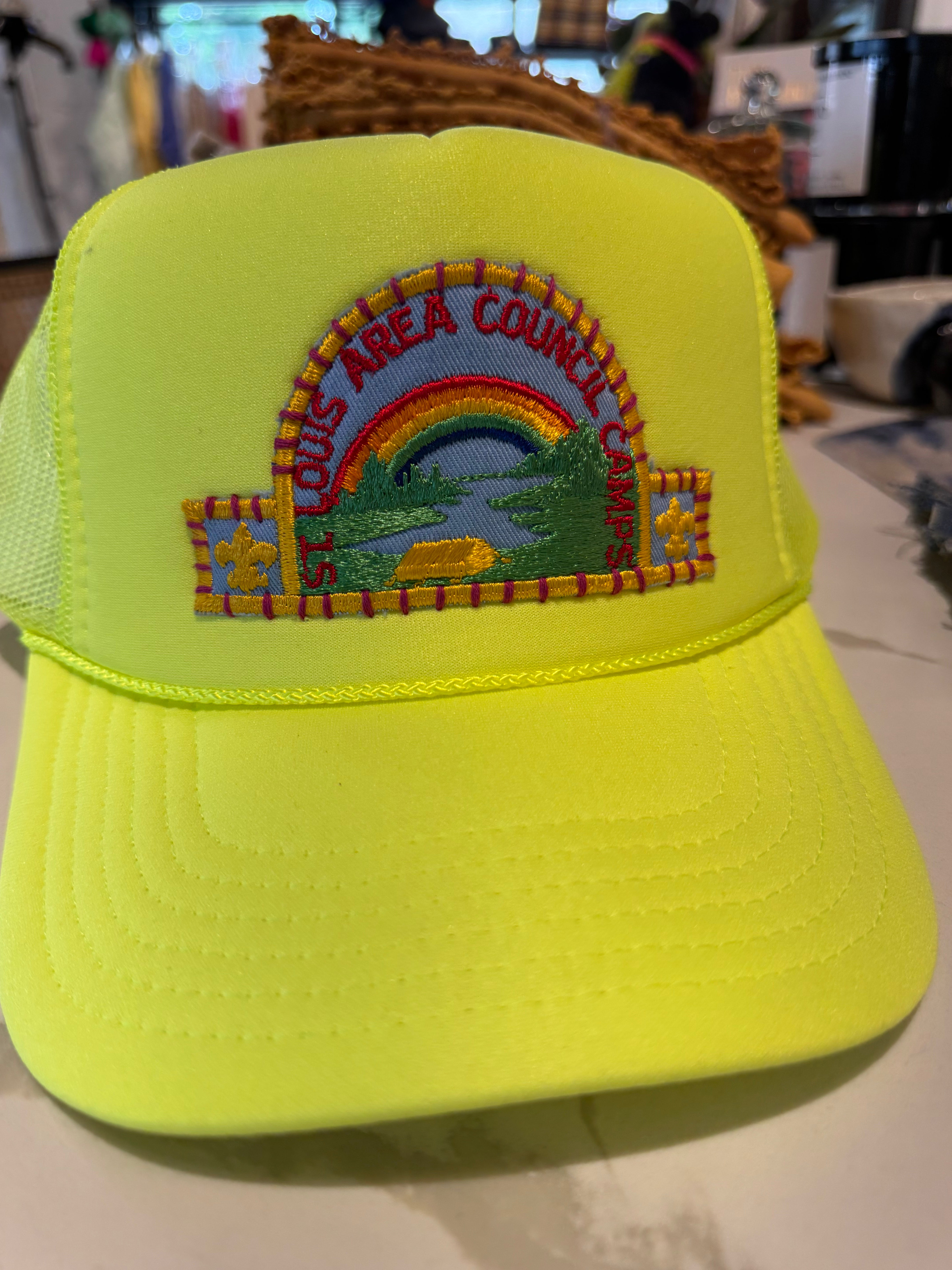 Custom Trucker Hat by Low Rider "St Louis Council Camps"