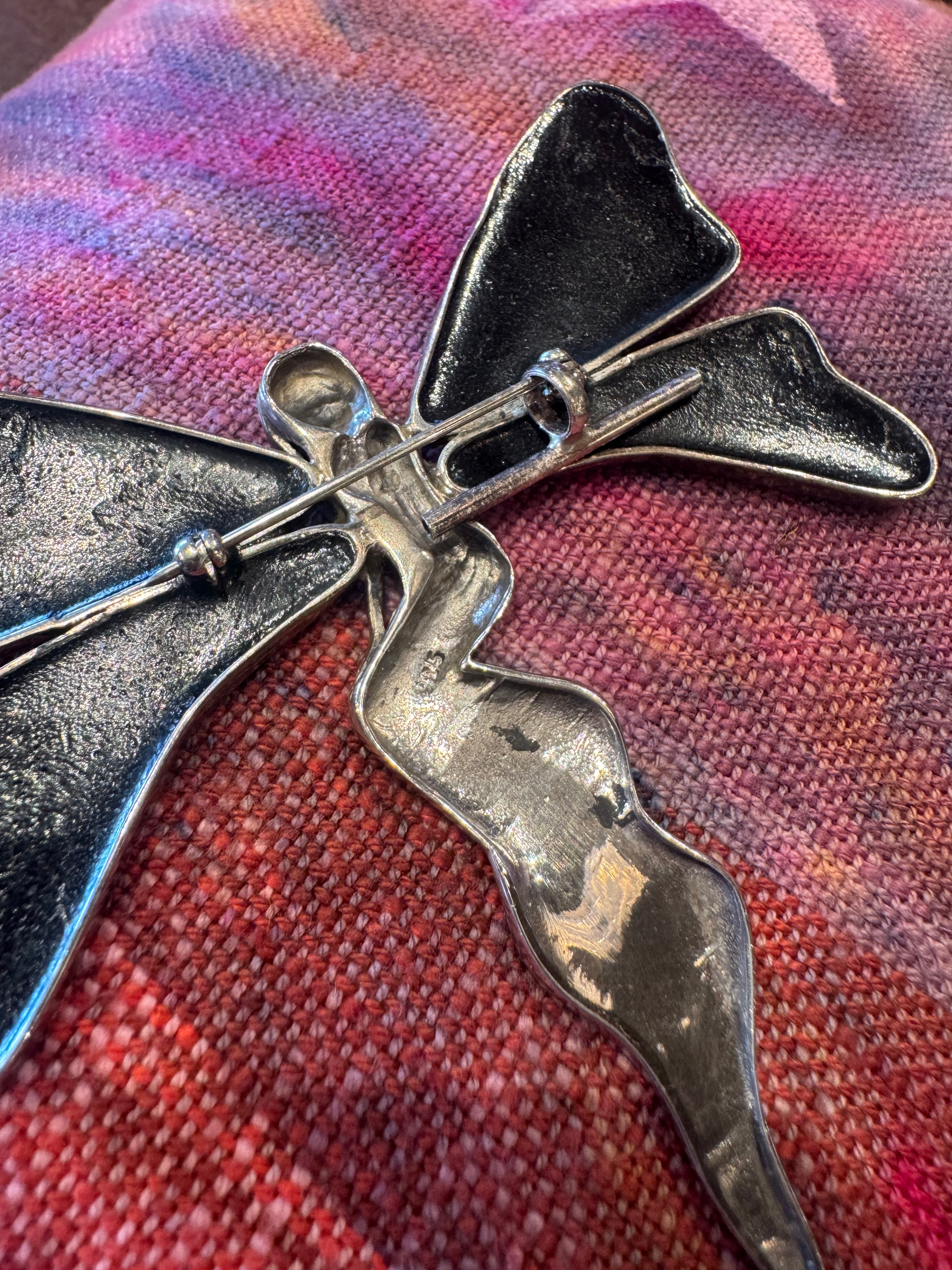 Abalone + Silver Fairy Pendant & Brooch