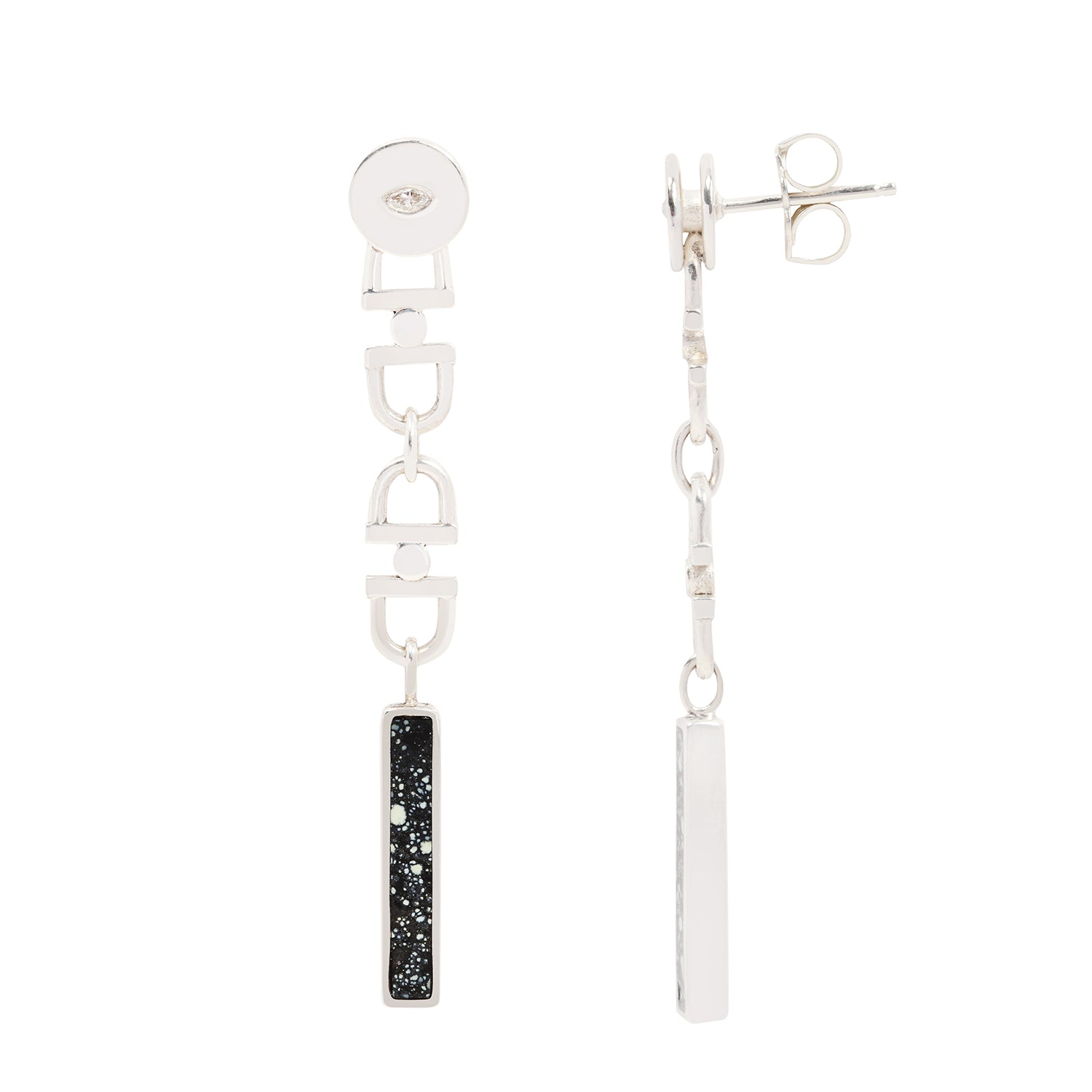Line of Sight Earrings by Avery Lee Design
