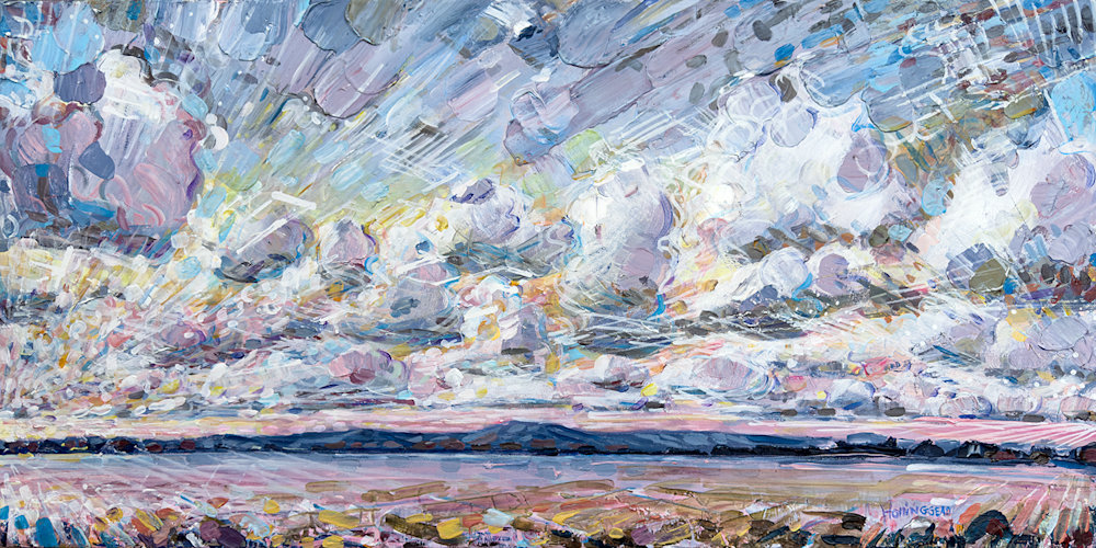 Lake Sky Veil by Brent Hollingsead