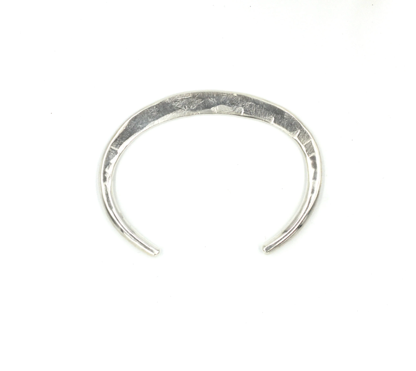 Hammered Silver Cuff by Avery Lee Design