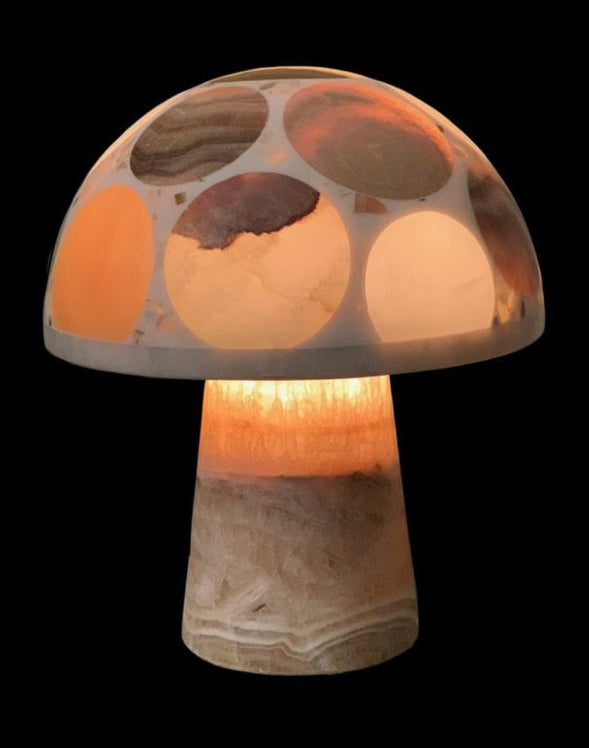 Stone Mushroom Lamp