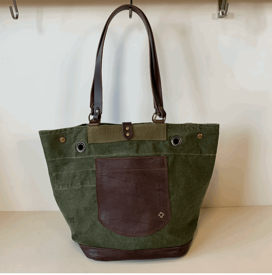 by elke WWII K. F. J. XL Bucket Tote