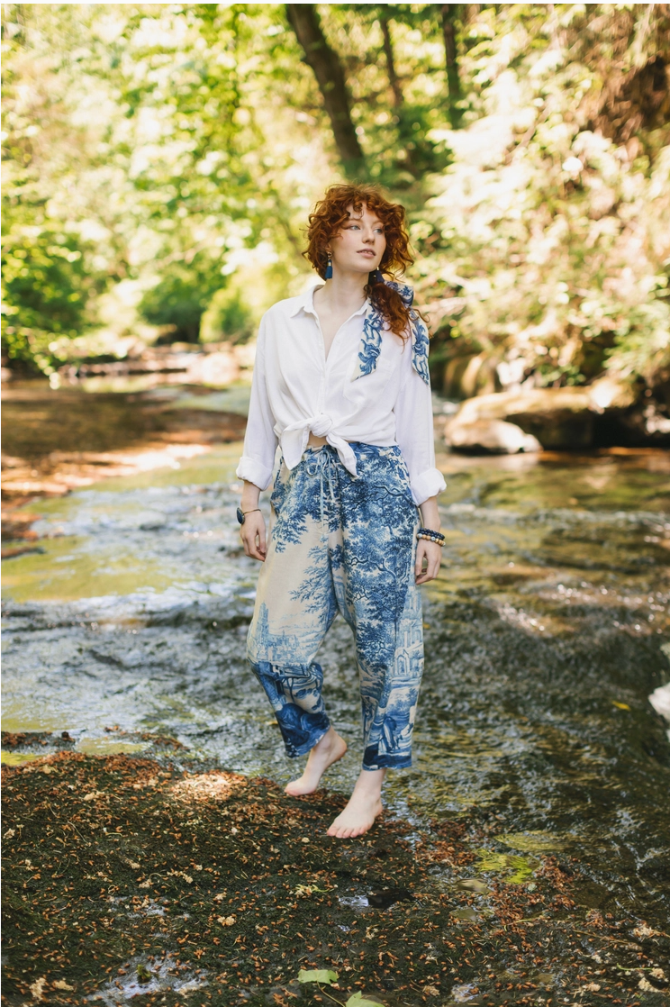 Let The Light In: Linen Artist Pants