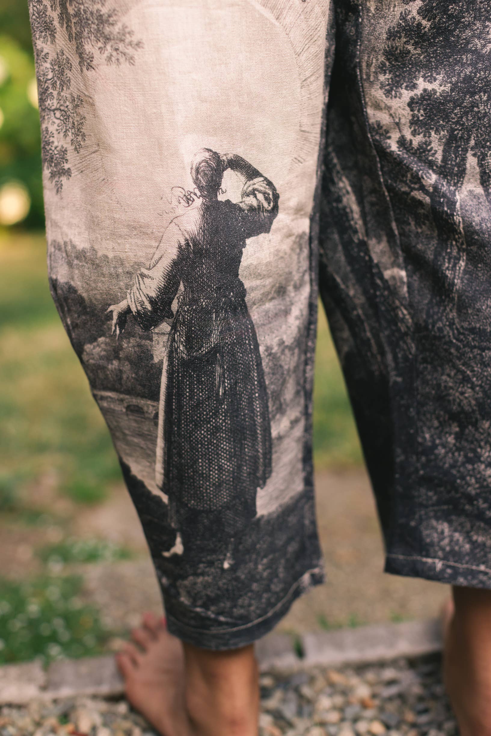 Still I Rise: Linen Artist Pants