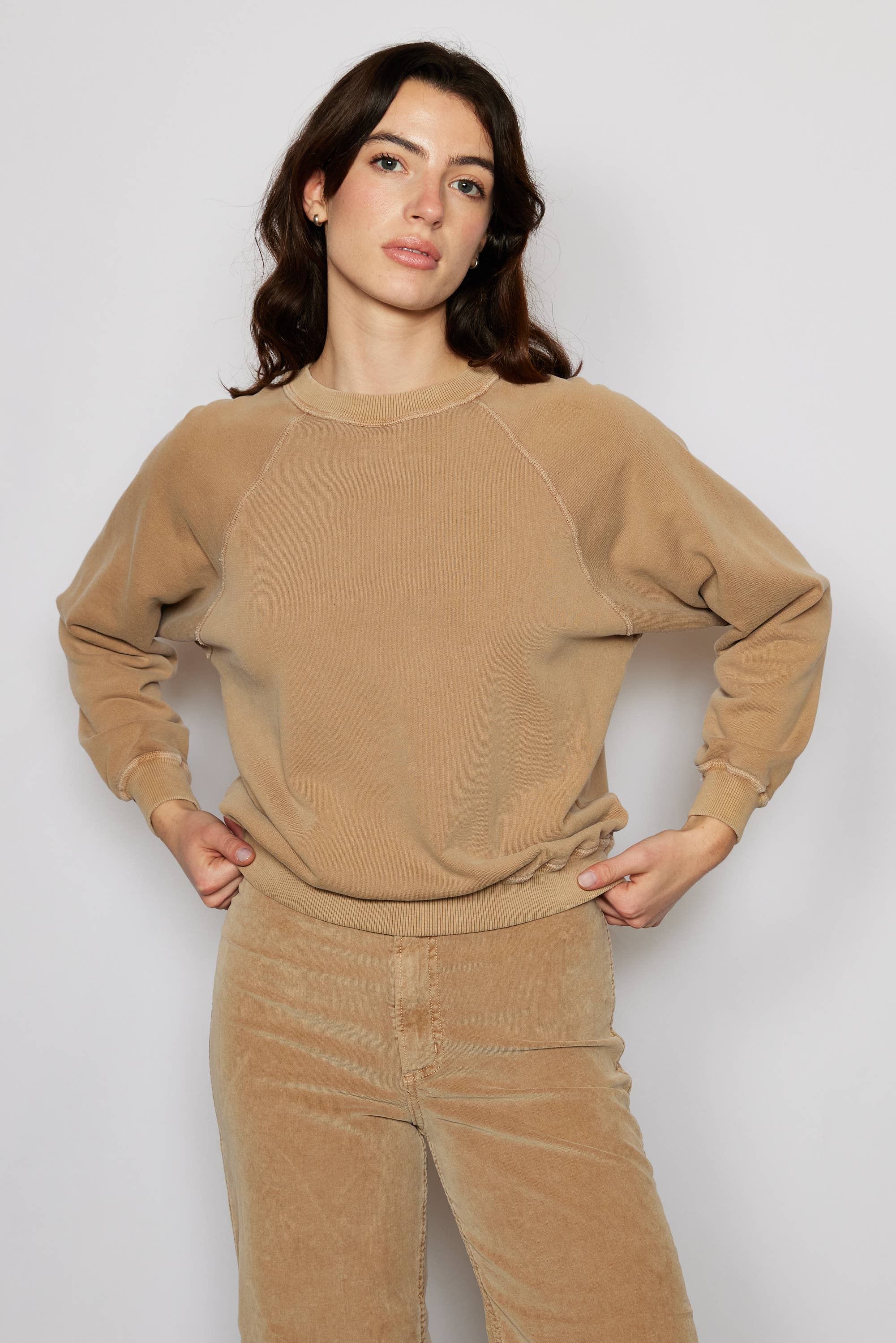 Organic Cotton Varsity Sweatshirt