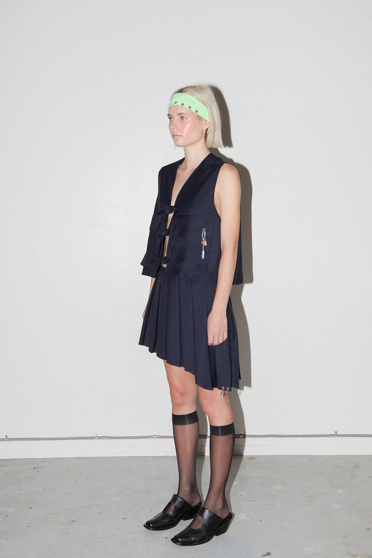 Wool Gabardine Field Vest