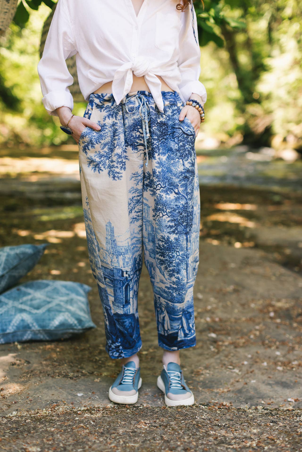 Let The Light In: Linen Artist Pants