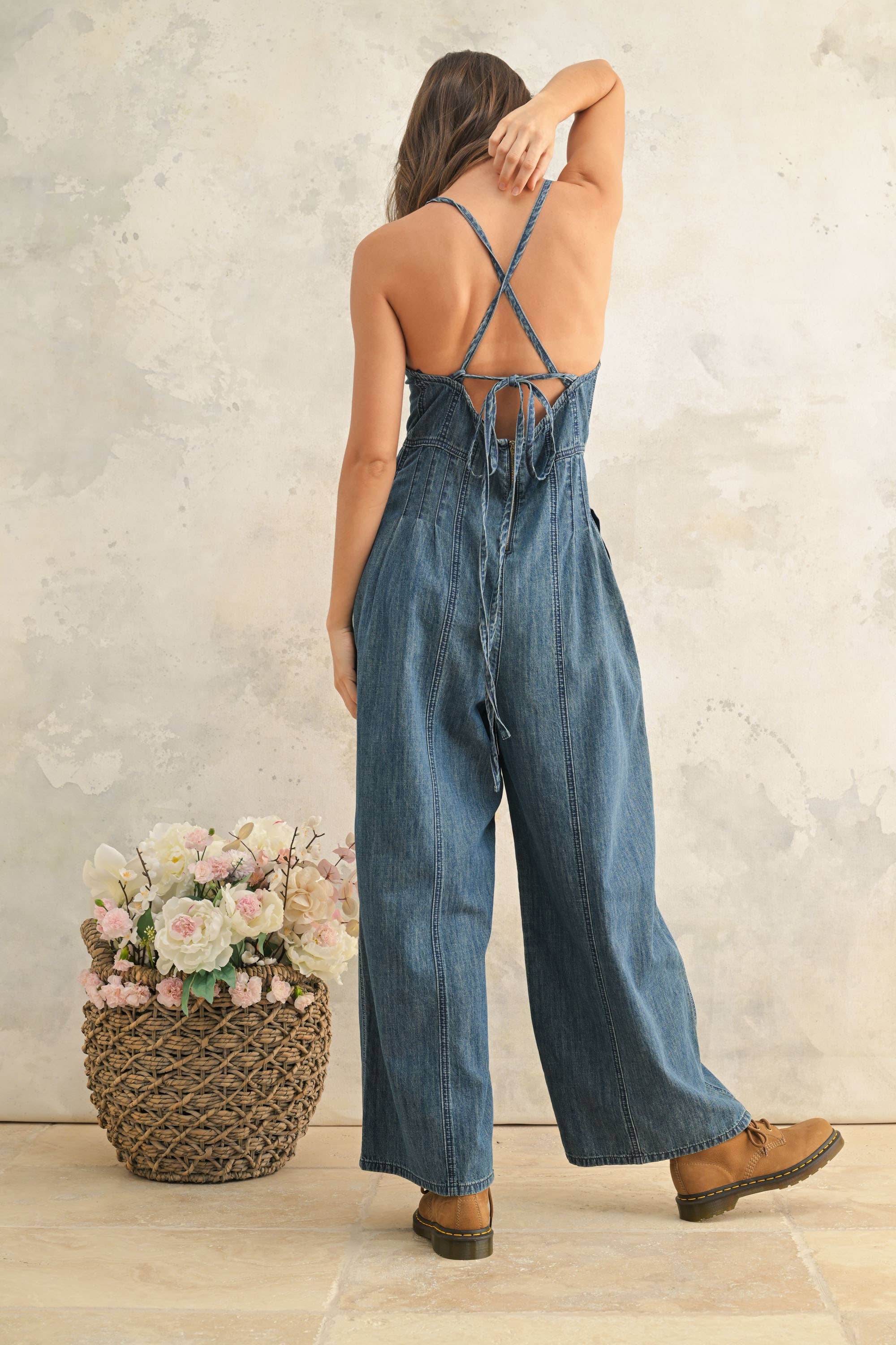 Chambray Jumpsuit