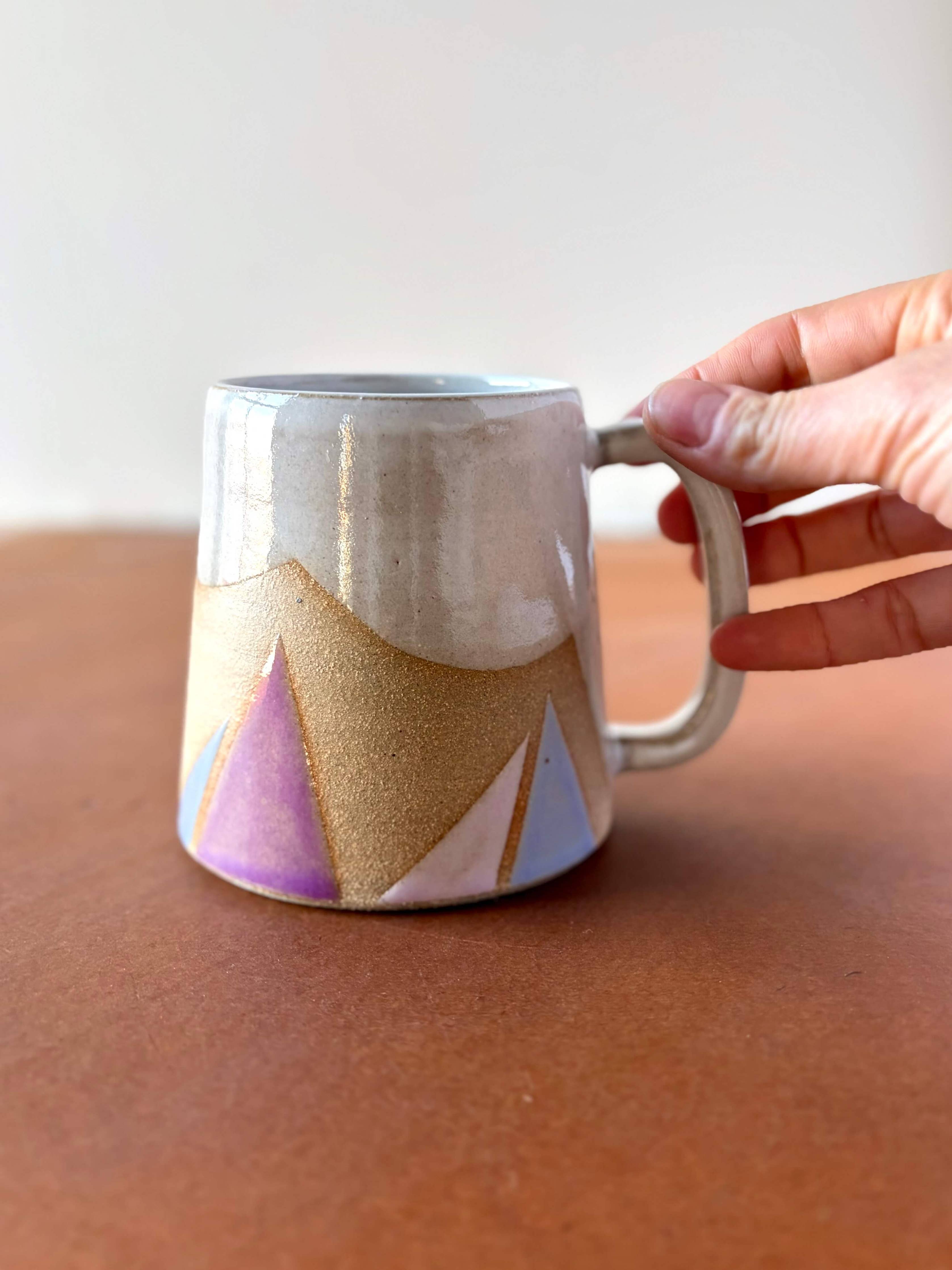 Triangles Geometric Mug