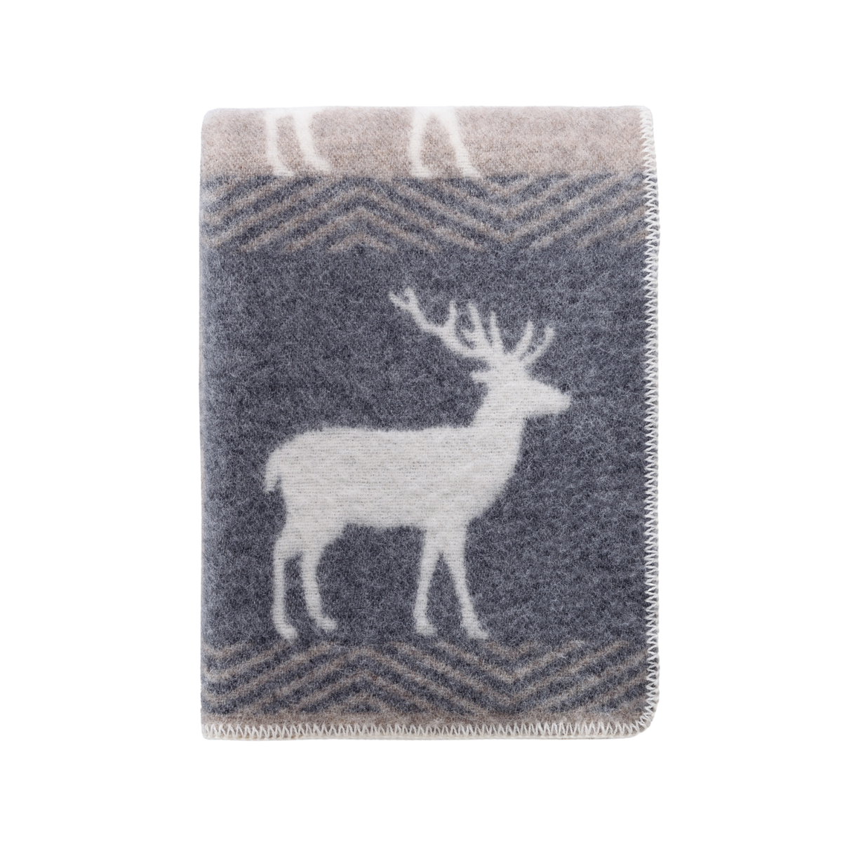 Deer Wool Blanket 51"x71"