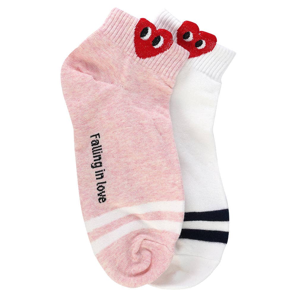 Crew heart ❤️ stripe socks