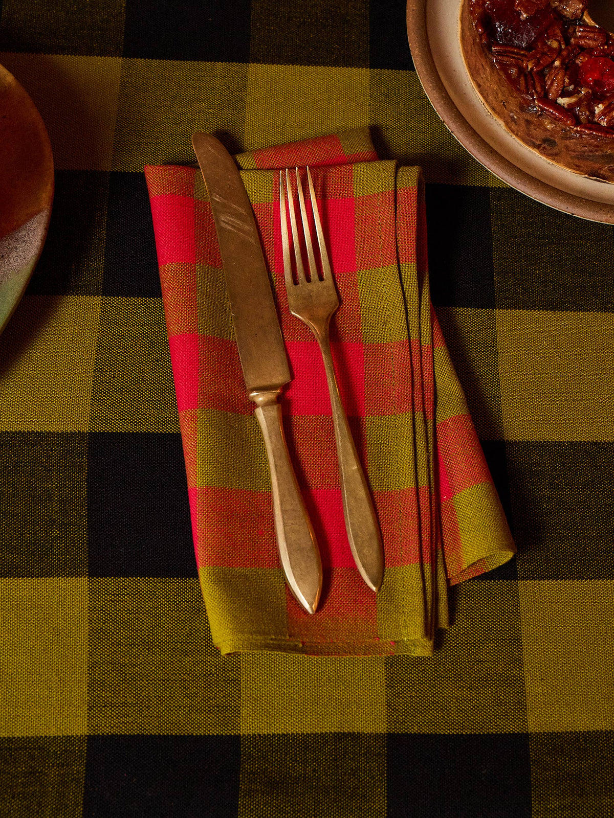 Big Gingham Napkin by All Roads: Set of 2