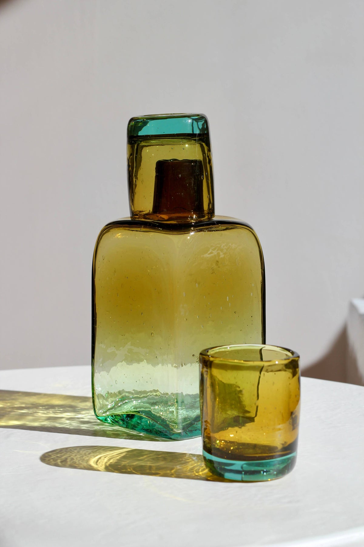 Handblown Carafe Set