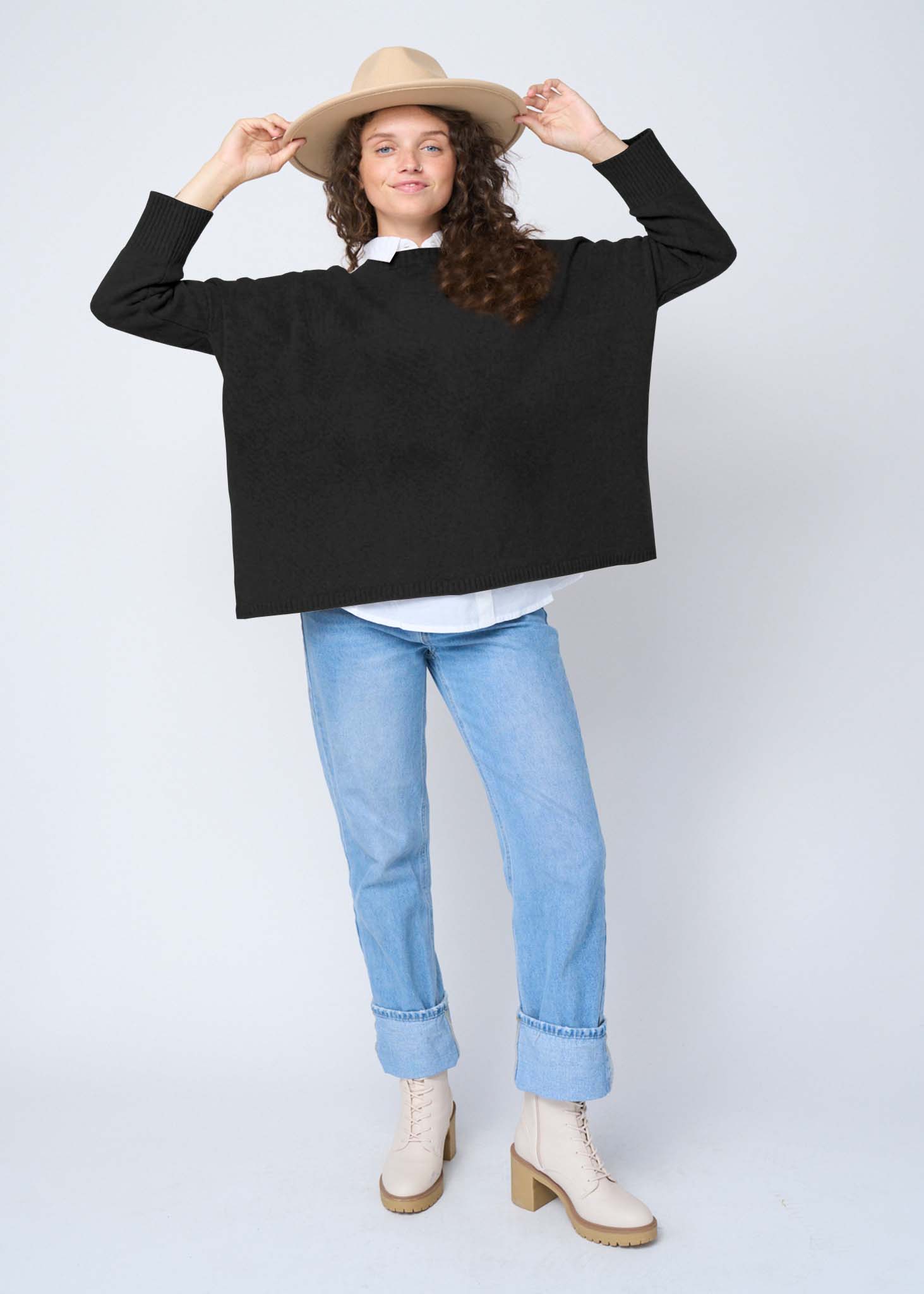 Nantucket Recycled Cashmere Boxy Sweater