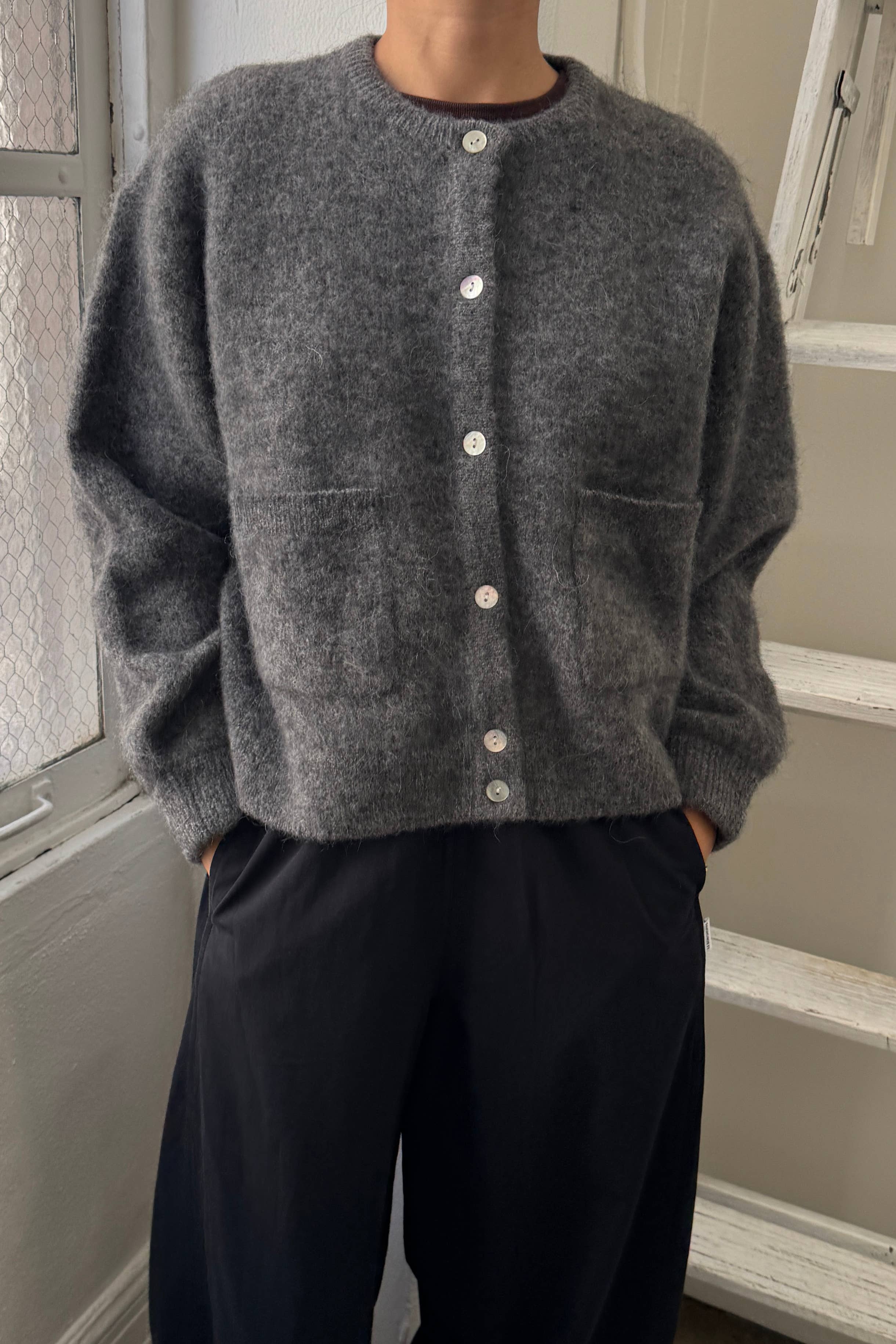 Amélie Alpaca Cardigan by Le Bon Shoppe