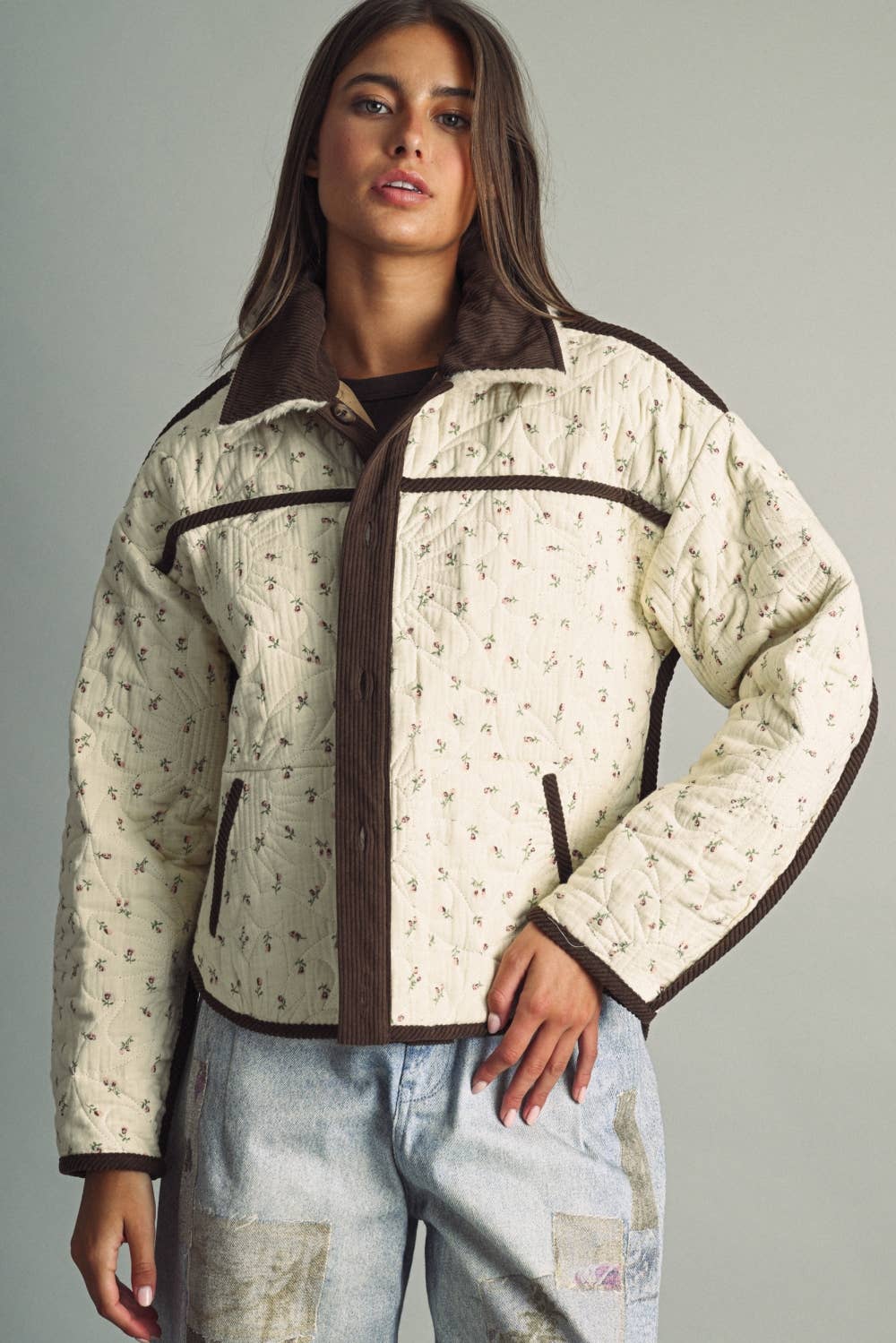 Floral Quilted Jacket