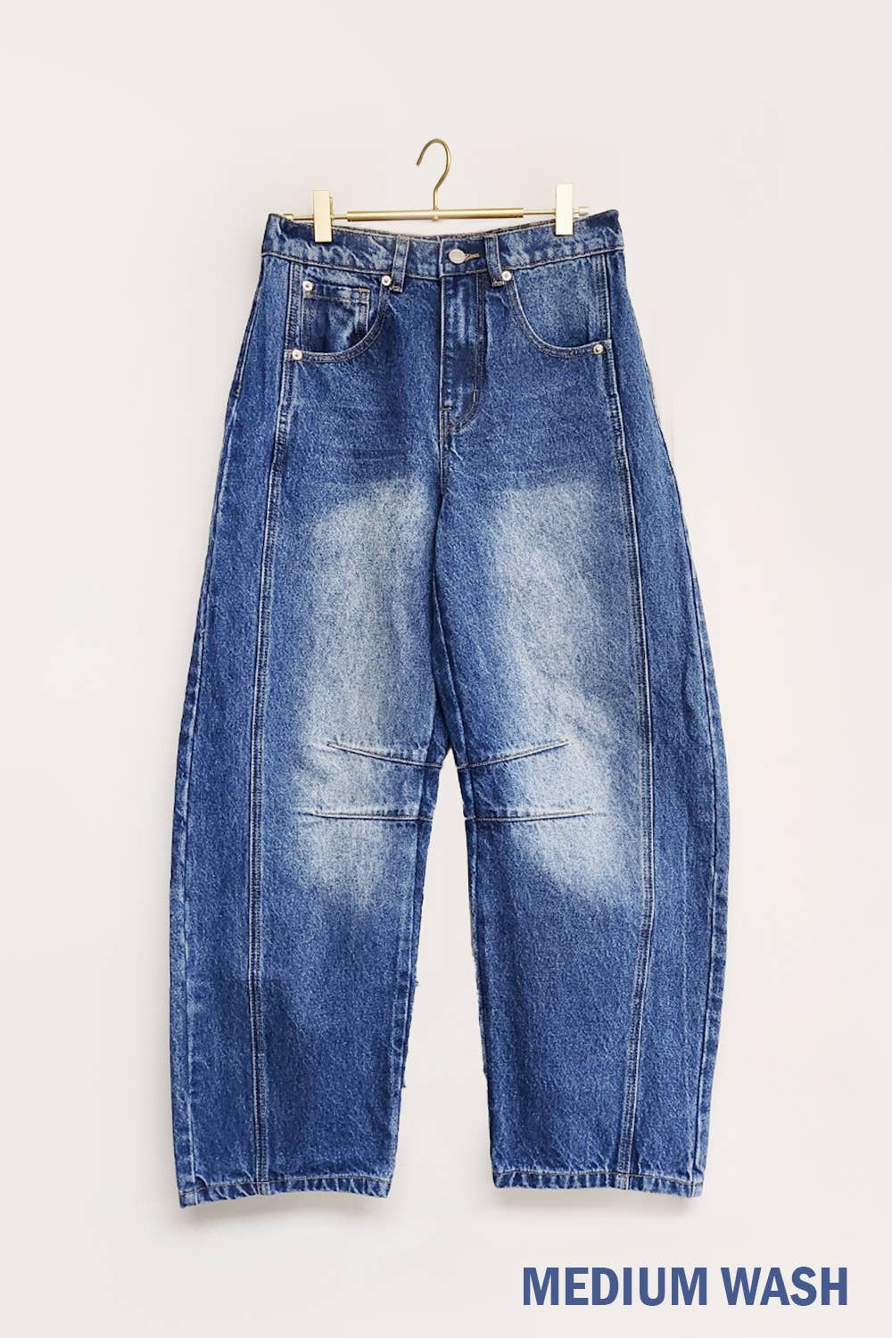 SLOUCHY BARREL JEANS