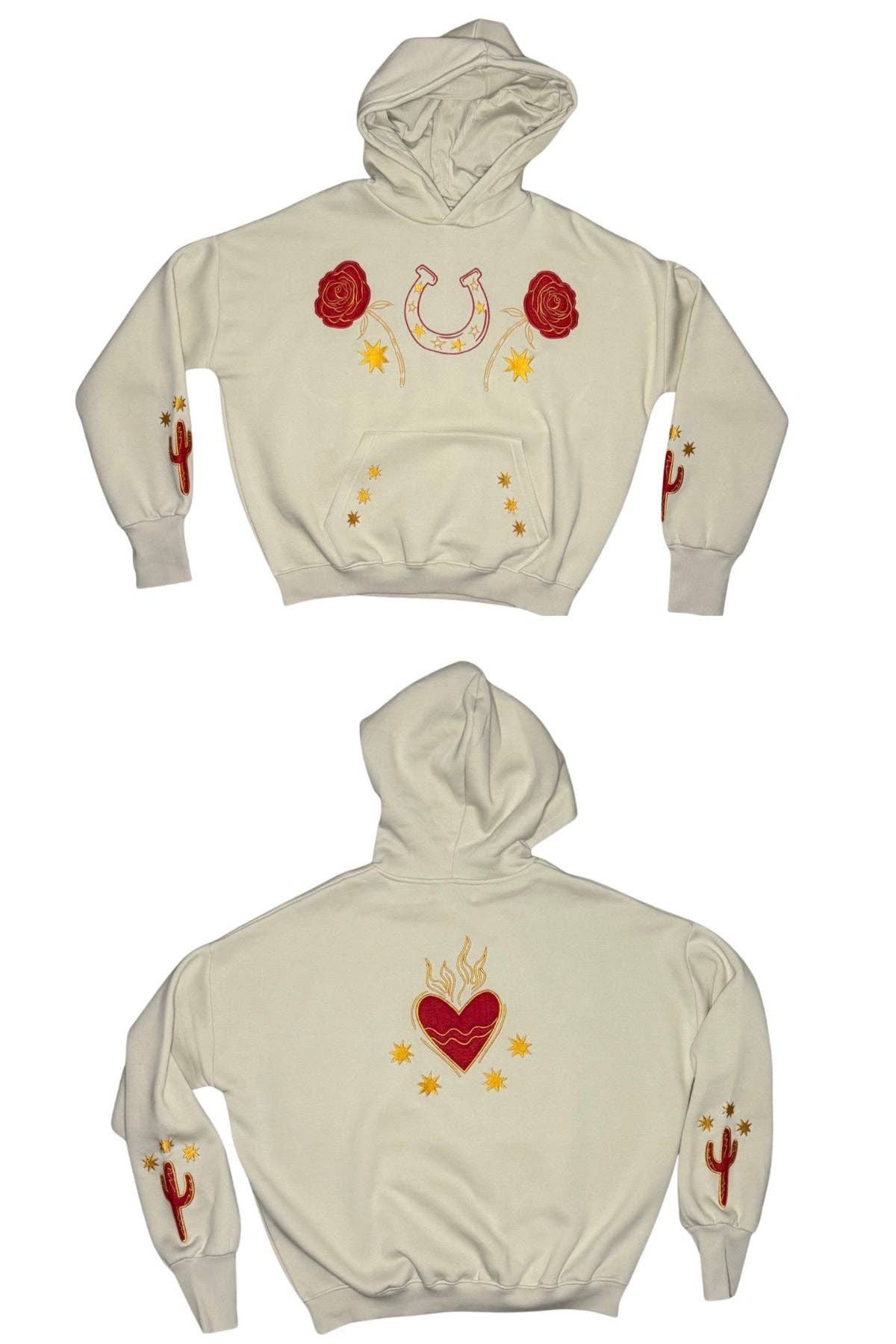 Western Embroidered Hoodie