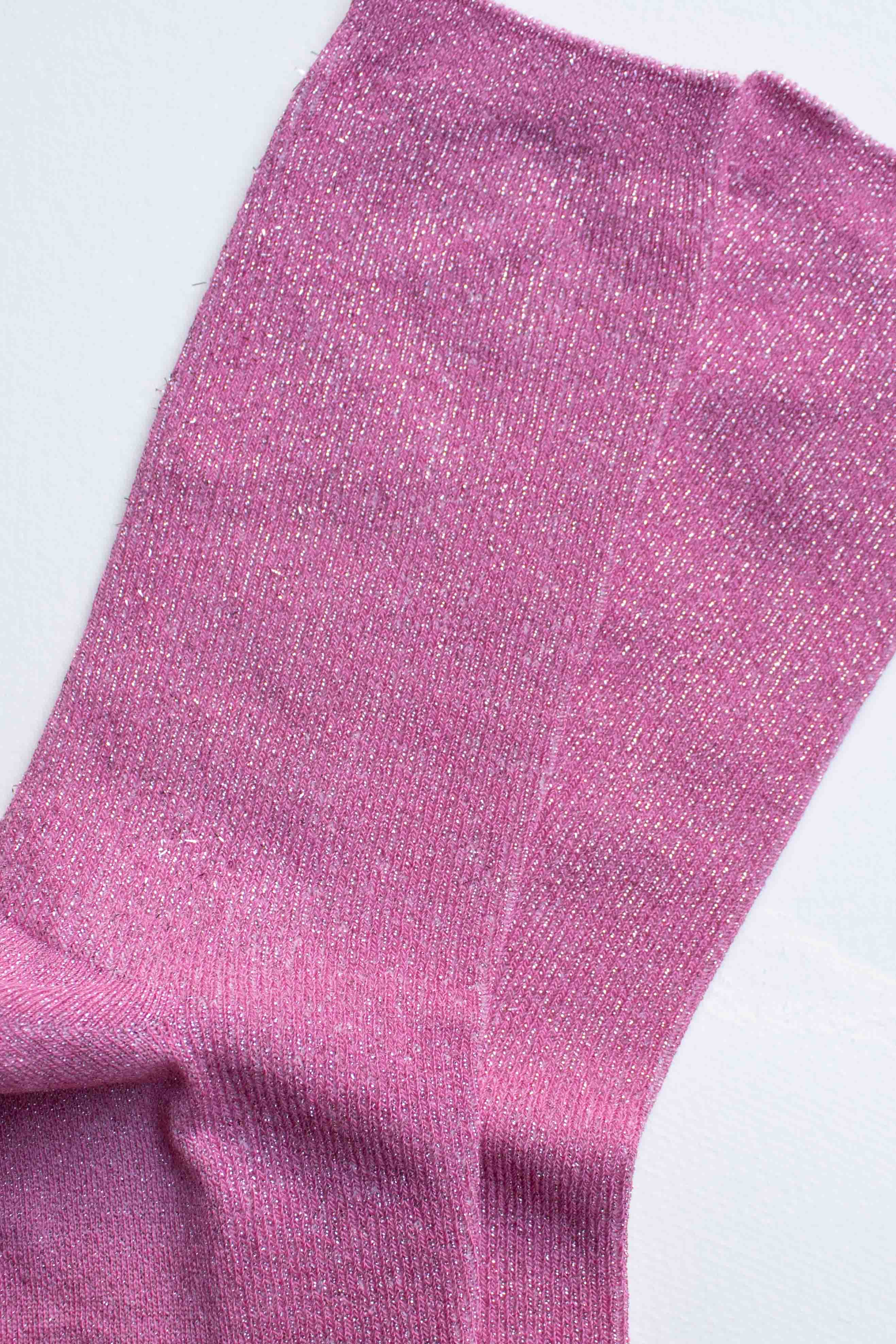 Pop of Color Glitter Socks