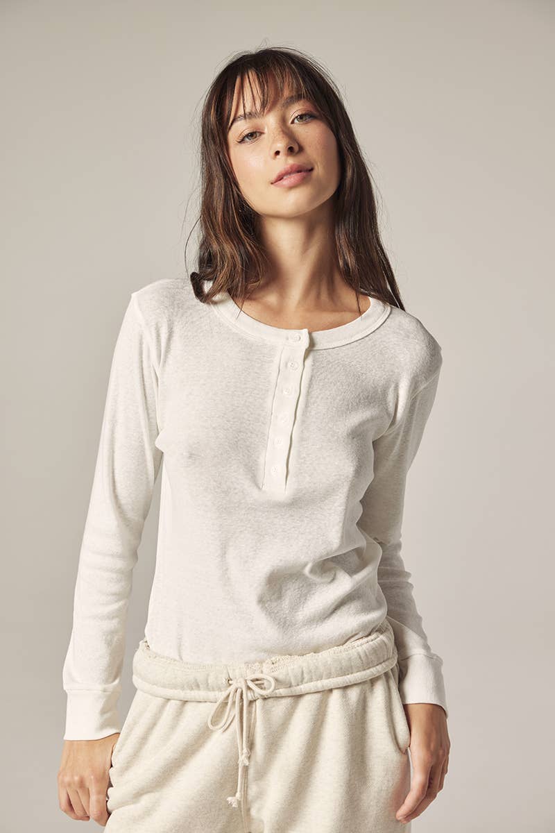 Henley Long Sleeved Tee