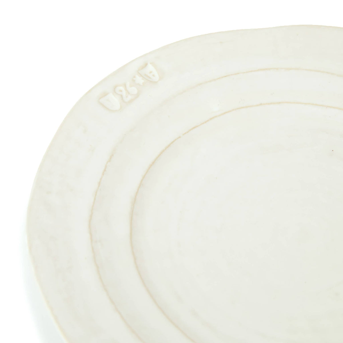 Toscana Desert Plate White, 9"