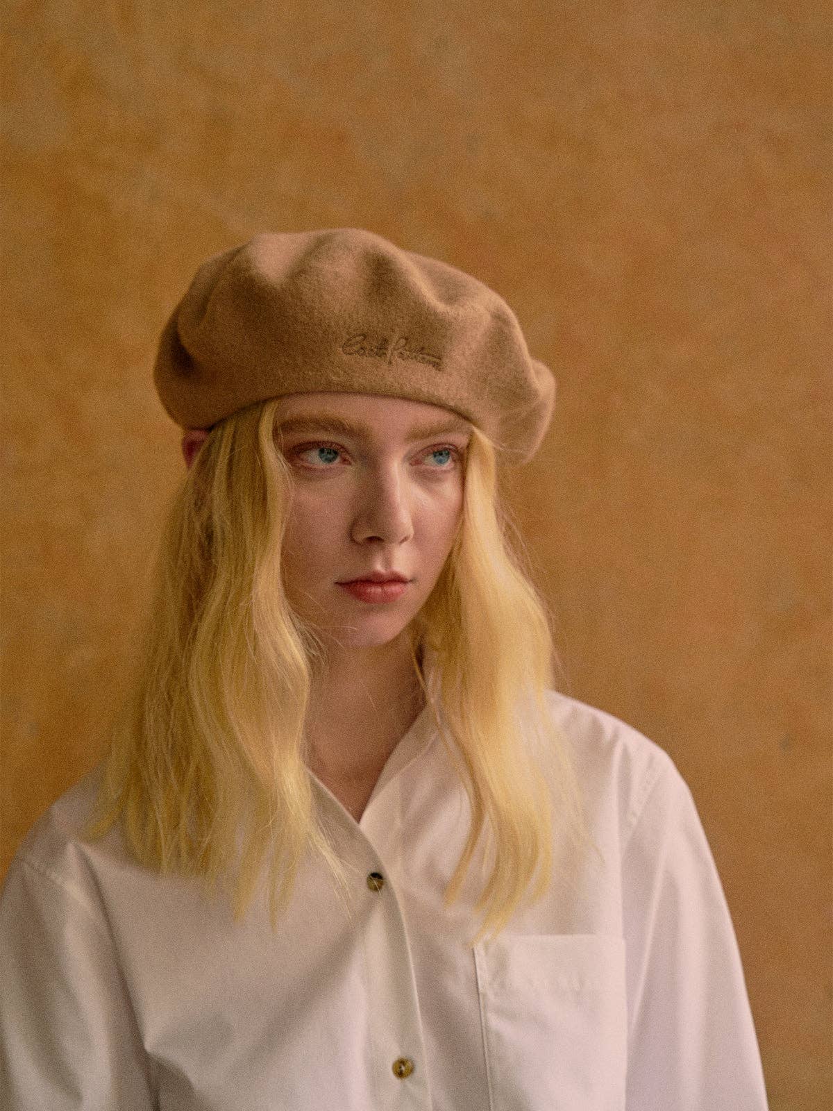 Wool Beret: Light Camel