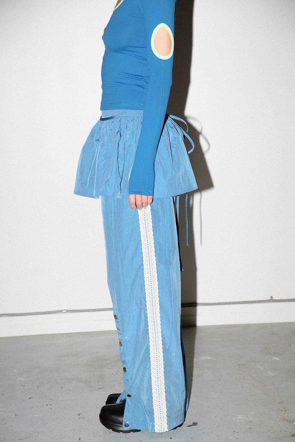 Japanese Taffeta Peplum Apron