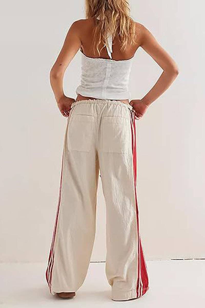 Sporty Side-Striped Pant