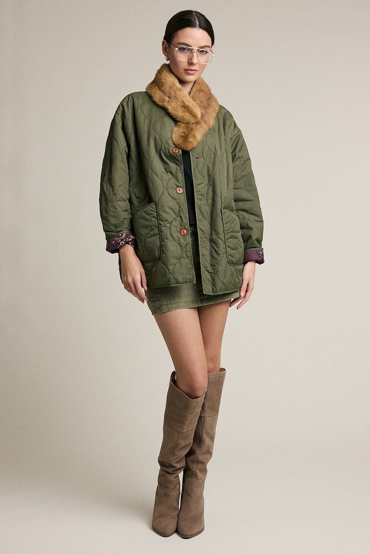Reversible Quilted Bandana Jacket