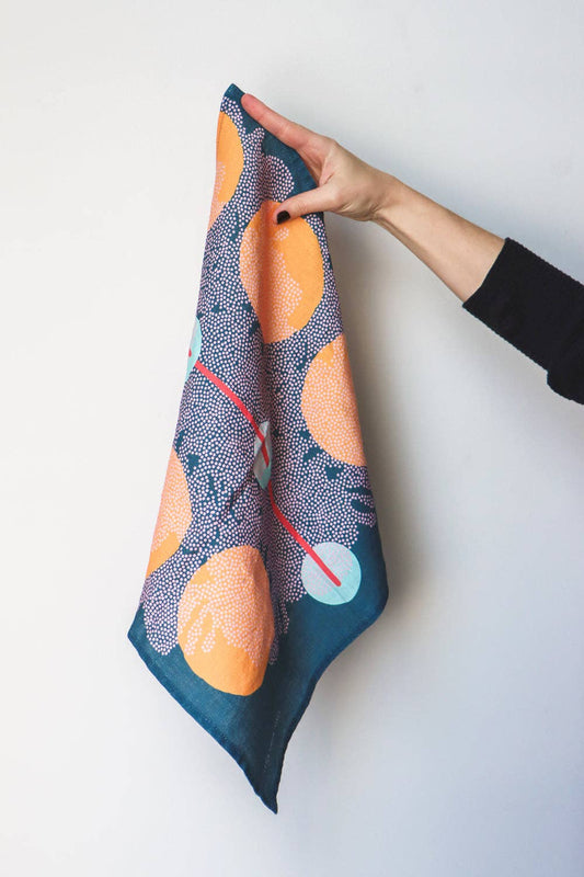 Cascade Linen Napkin by Leila Simon Hayes | Set of 4