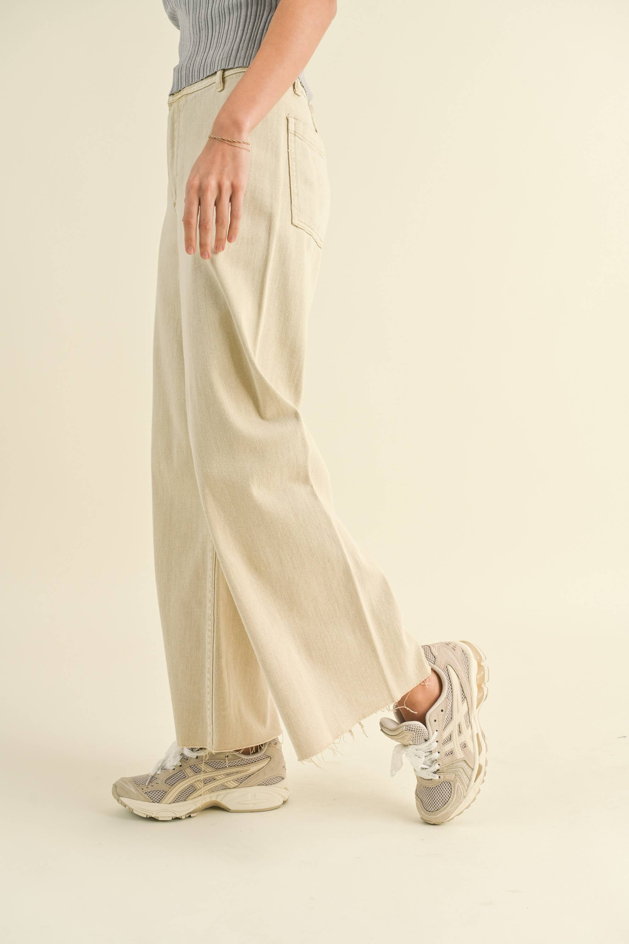 Straight Wide Leg Pants