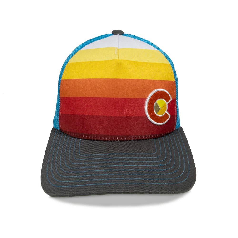 Sunset Fader Trucker
