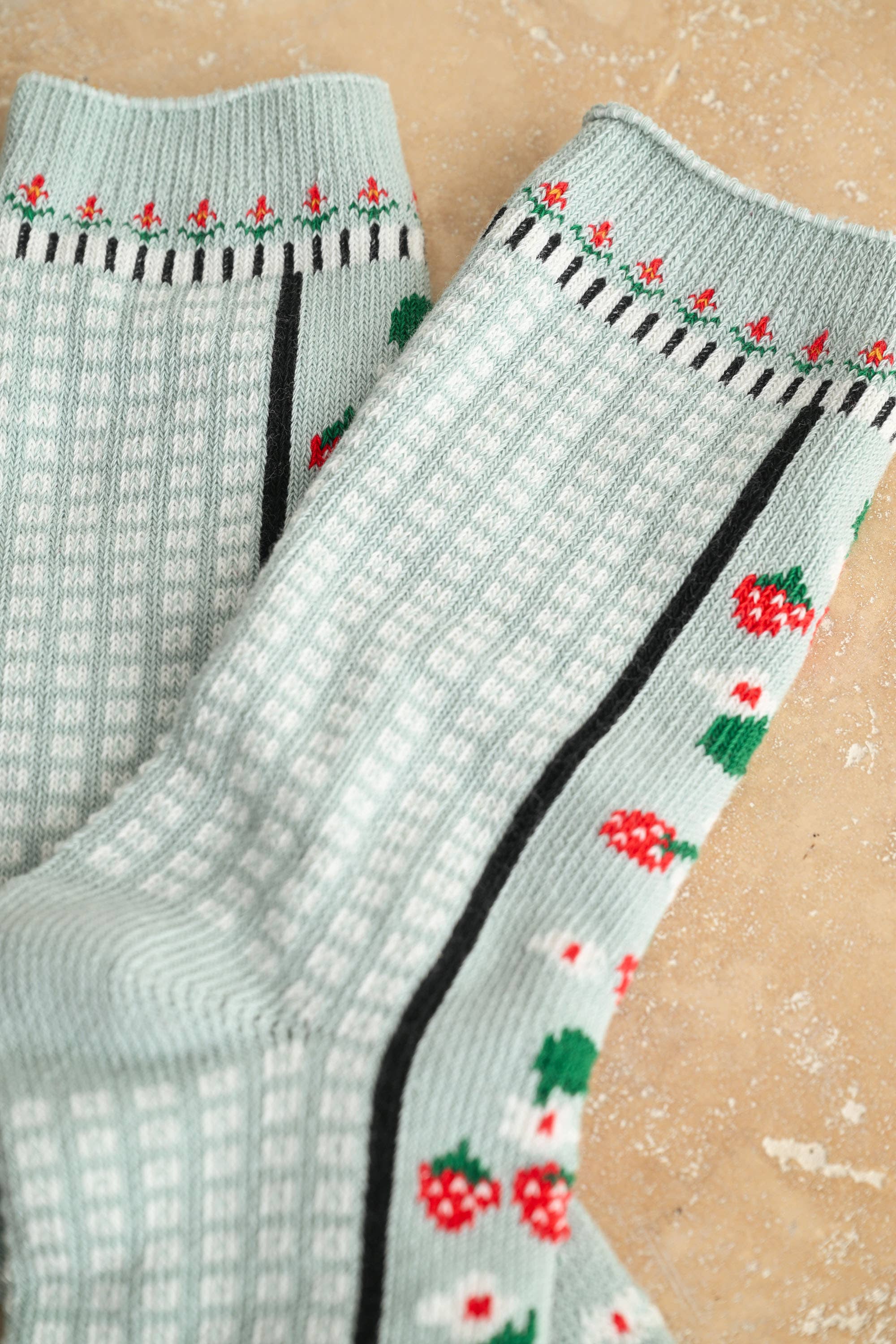 Strawberry Ankle Socks