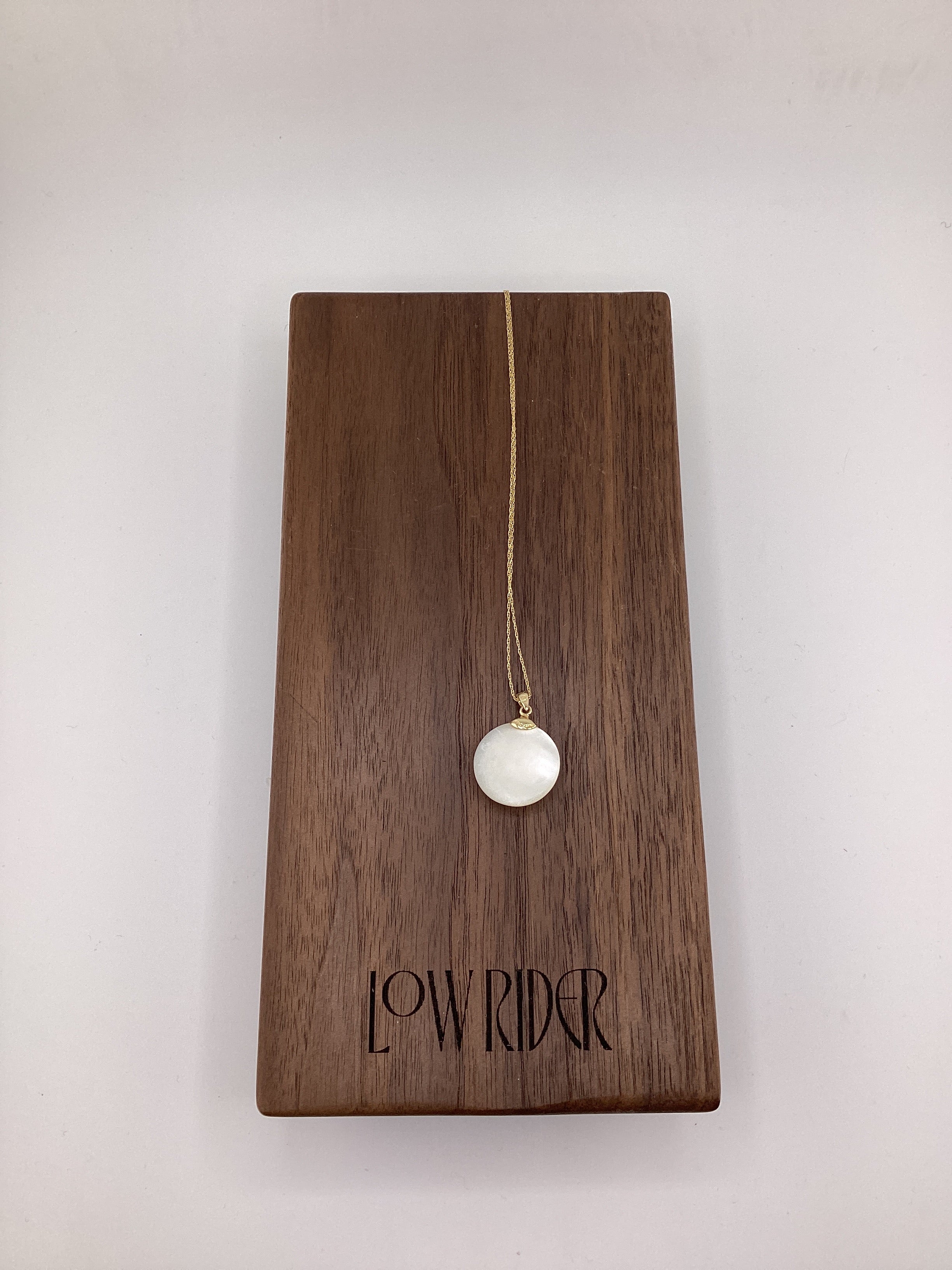 Mother of Pearl Moon Pendant