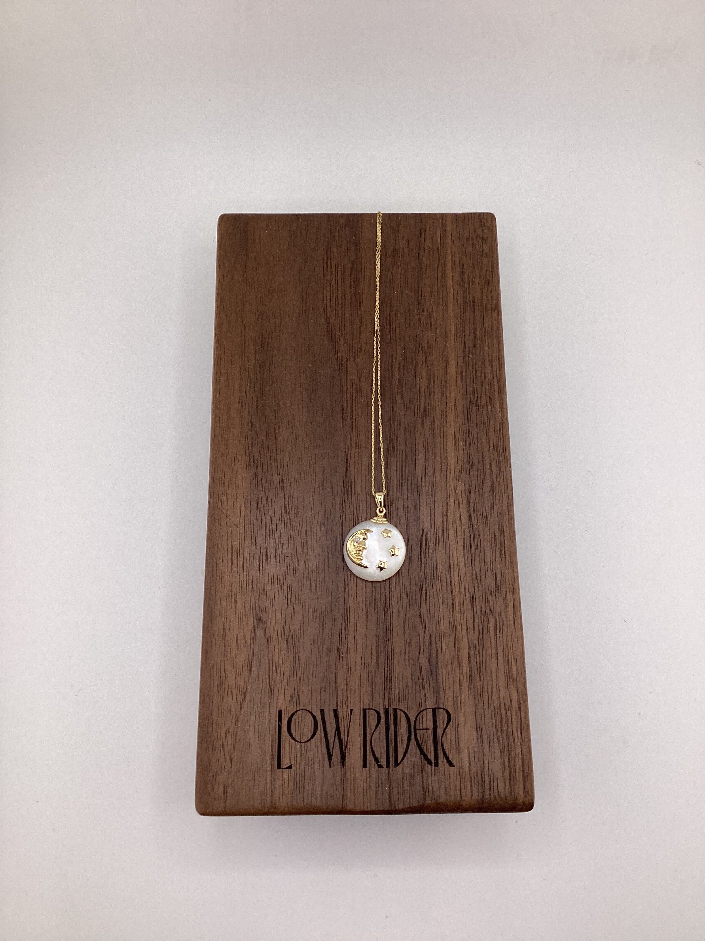 Mother of Pearl Moon Pendant