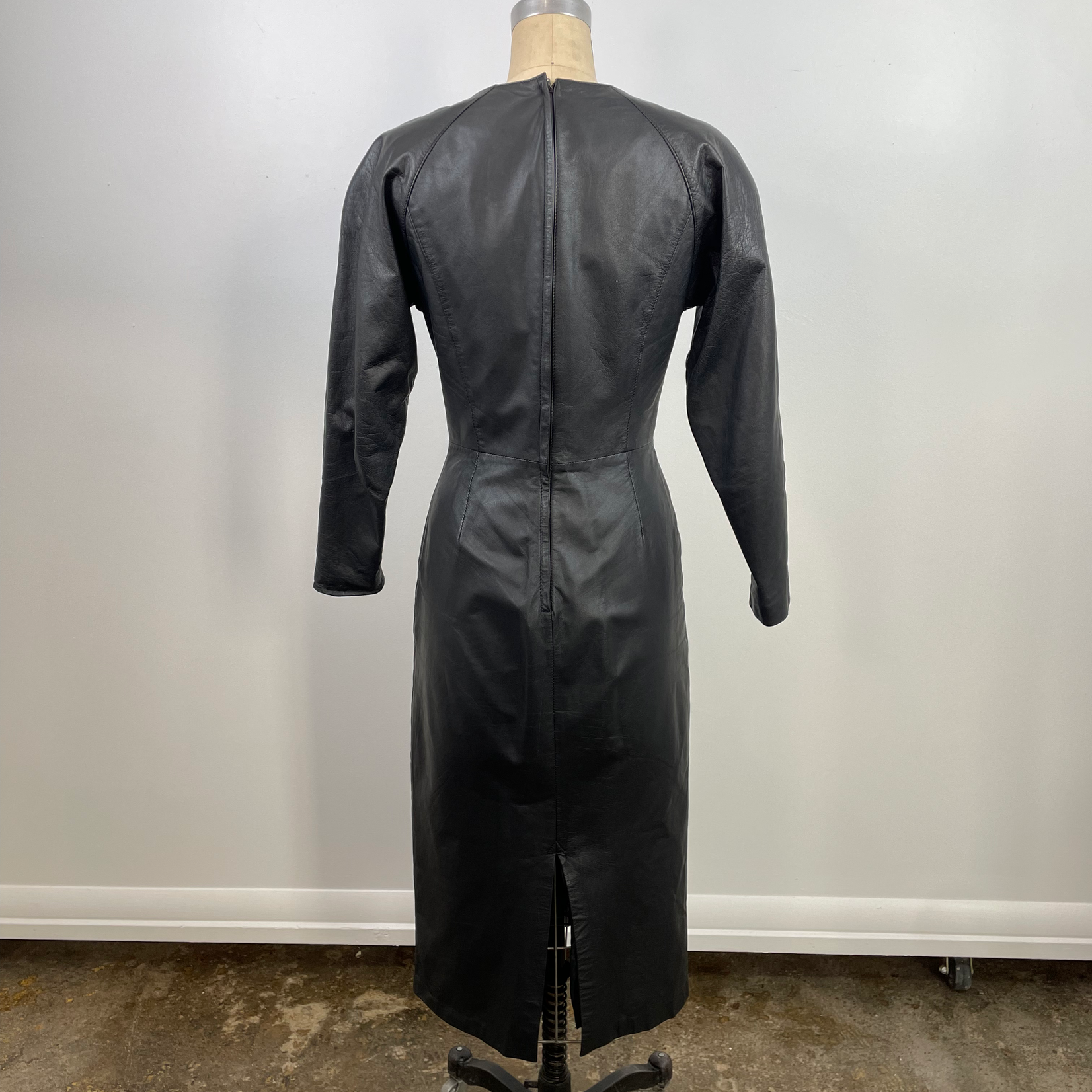 Midi Leather Dress