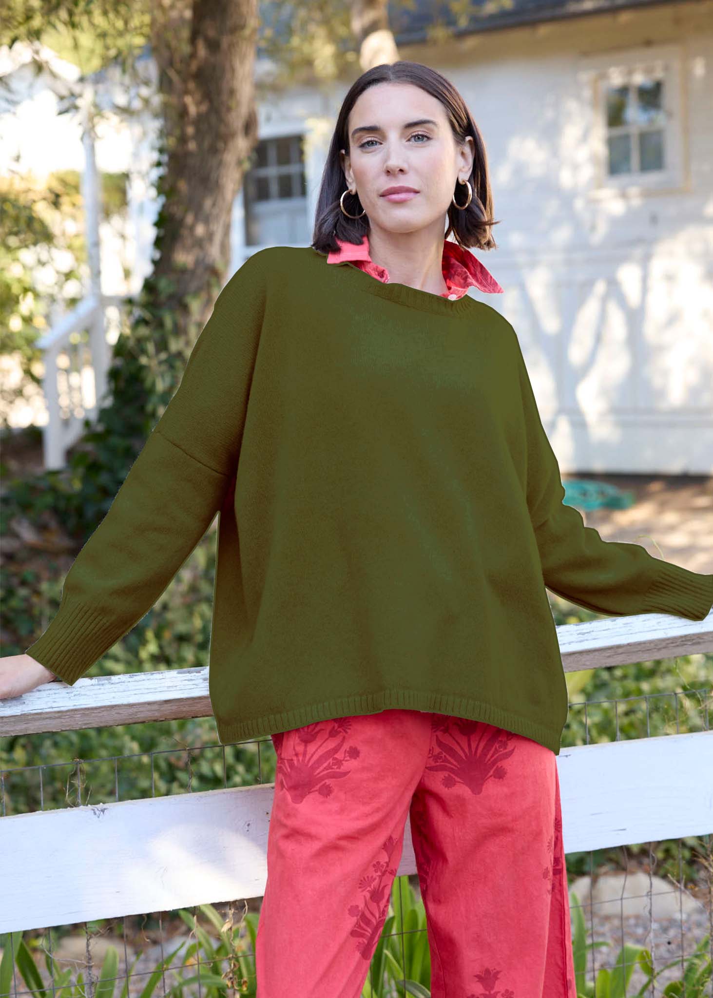 Nantucket Recycled Cashmere Boxy Sweater