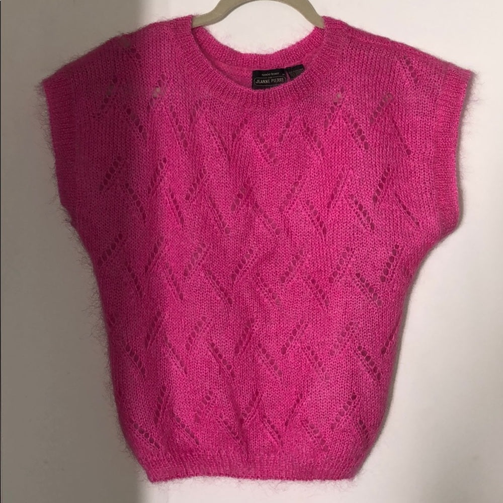 Renee Tener for Jeanne Piere Mohair Sweater Vest