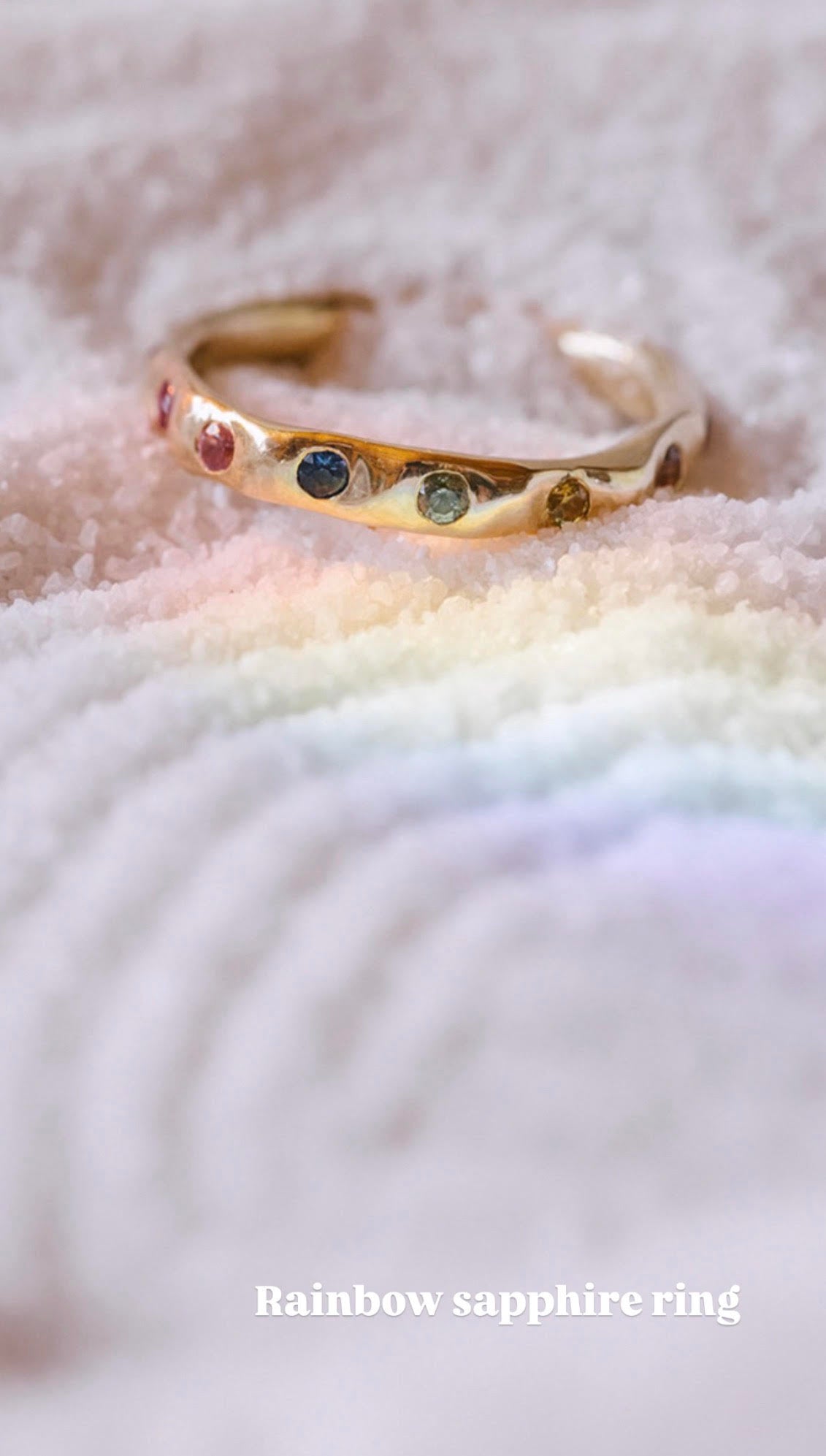 Rainbow Sapphires Band by Moonspun